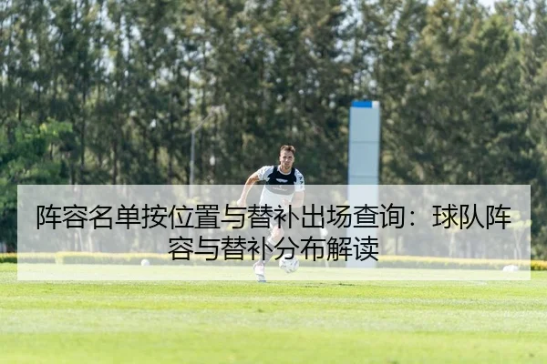 阵容名单按位置与替补出场查询：球队阵容与替补分布解读